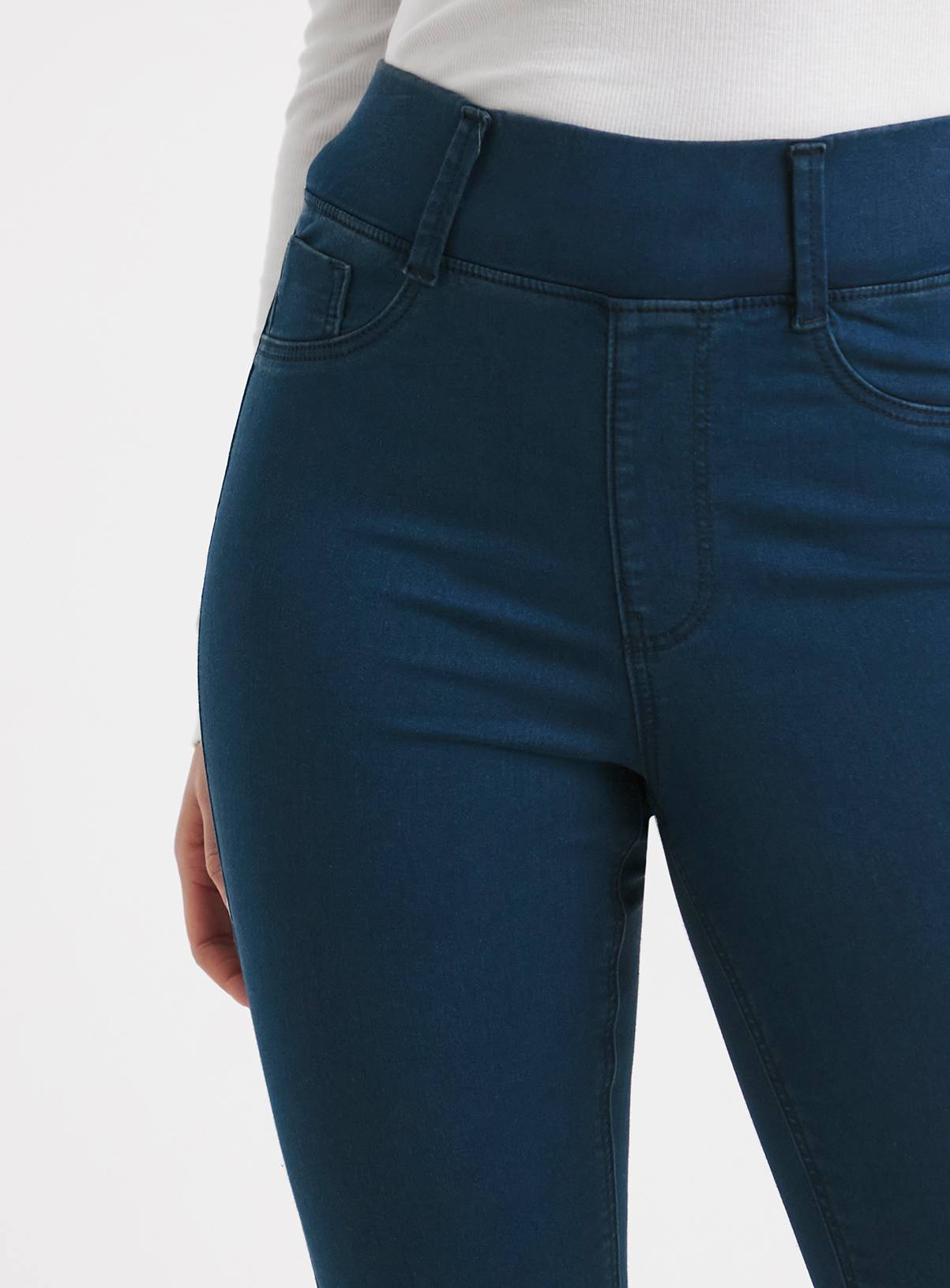 SIMPLY BE Flared Pull On Jegging Dark Blue 26S - Image 4